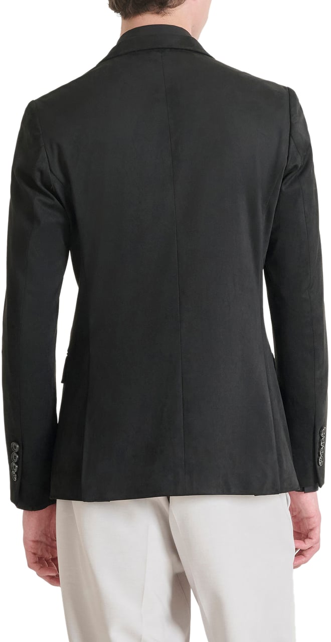 Antony Morato JACKET AMIRA SLIM FIT IN IN KNIT STRETCH FABRIC SUEDE ASPECT Zwart