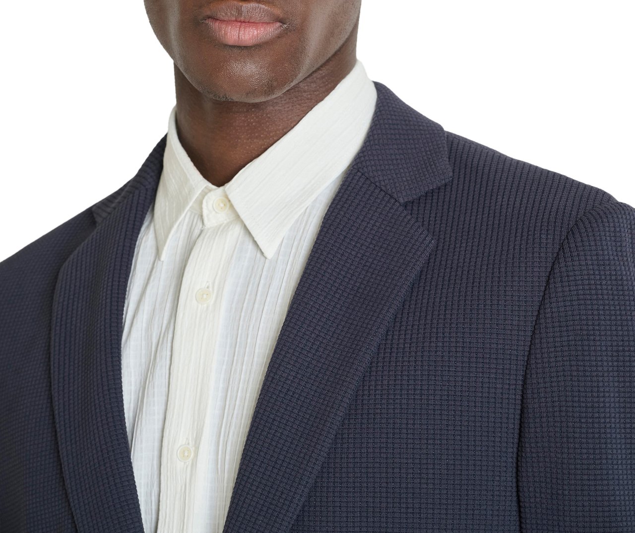 Antony Morato JACKET RAYA REGULAR FIT IN DOBBY Blauw