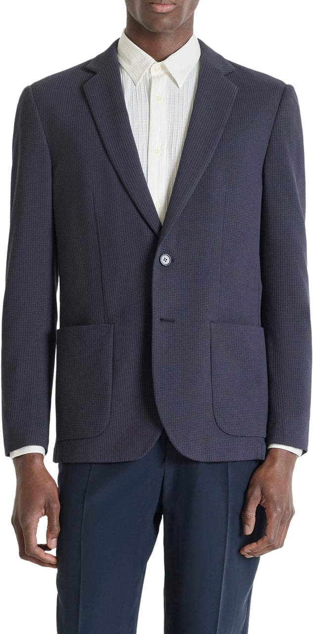 Antony Morato JACKET RAYA REGULAR FIT IN DOBBY Blauw