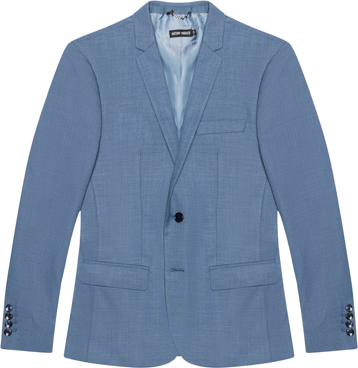Antony Morato SLIM FIT BONNIE JACKET WITH FLAME EFFECT Blauw