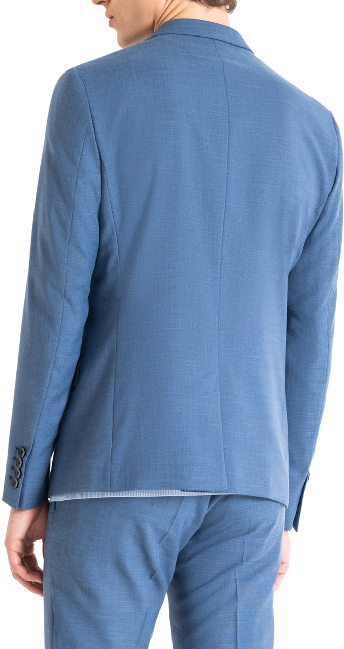 Antony Morato SLIM FIT BONNIE JACKET WITH FLAME EFFECT Blauw