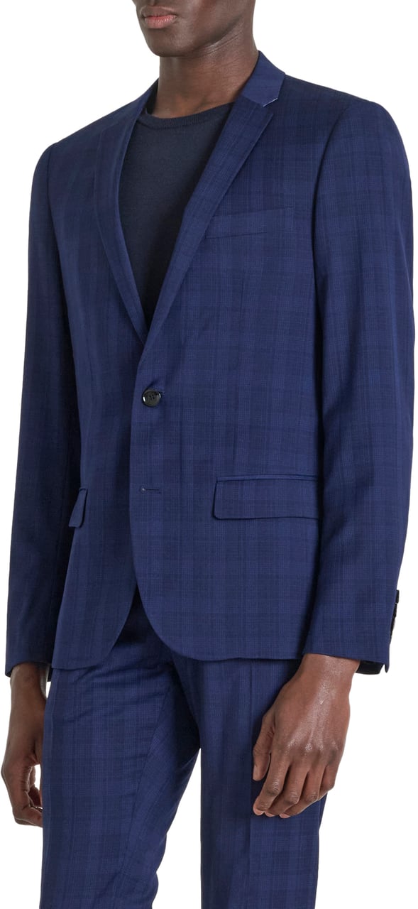Antony Morato JACKET BONNIE SLIM FIT GALLES PATTERN Blauw
