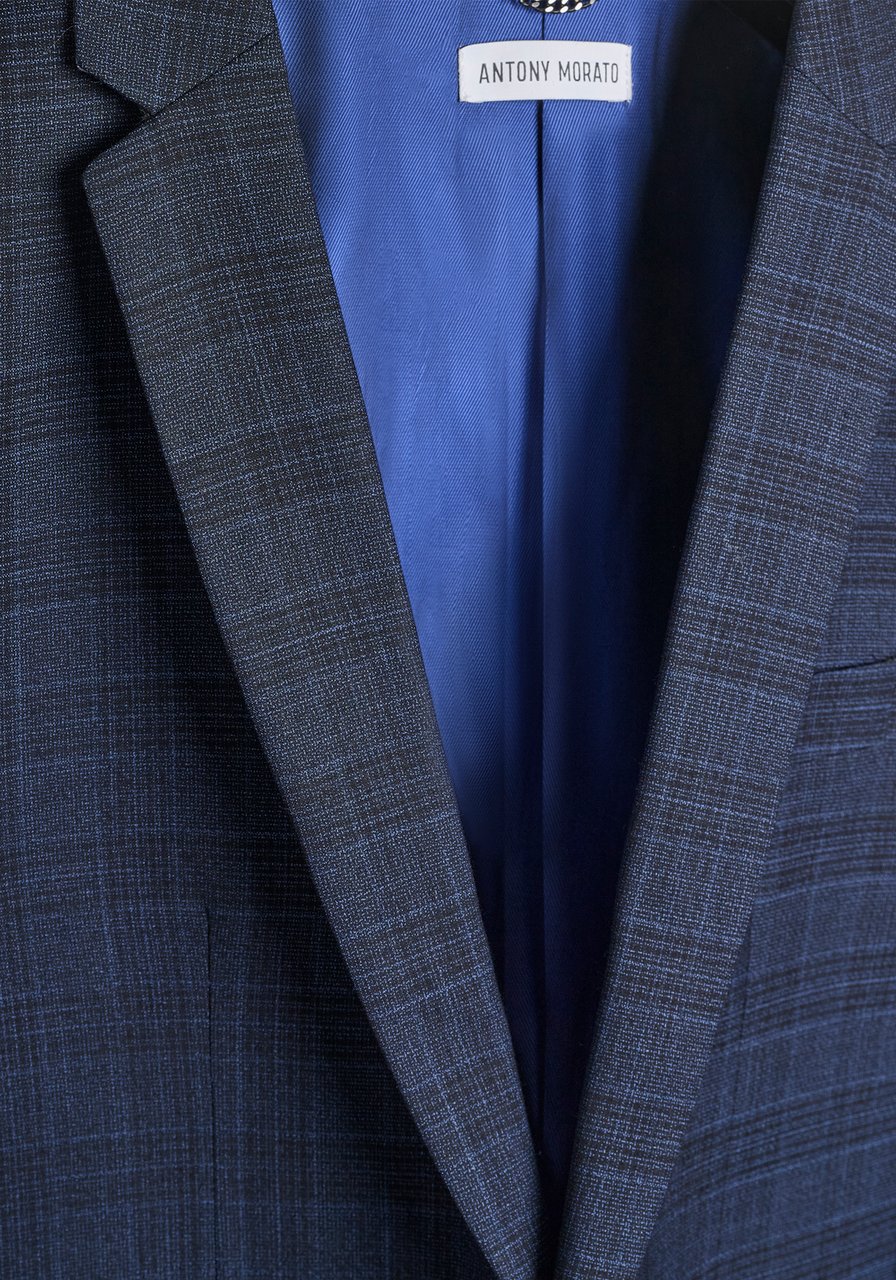Antony Morato JACKET BONNIE  SLIM FIT GALLES MOTIF Blauw