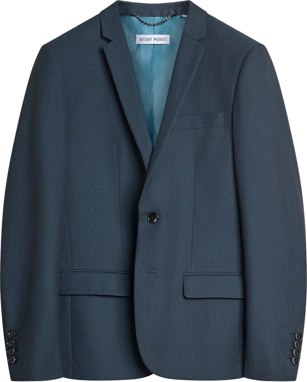 Antony Morato JACKET BONNIE  SLIM FIT  MICRO PATTERN Blauw