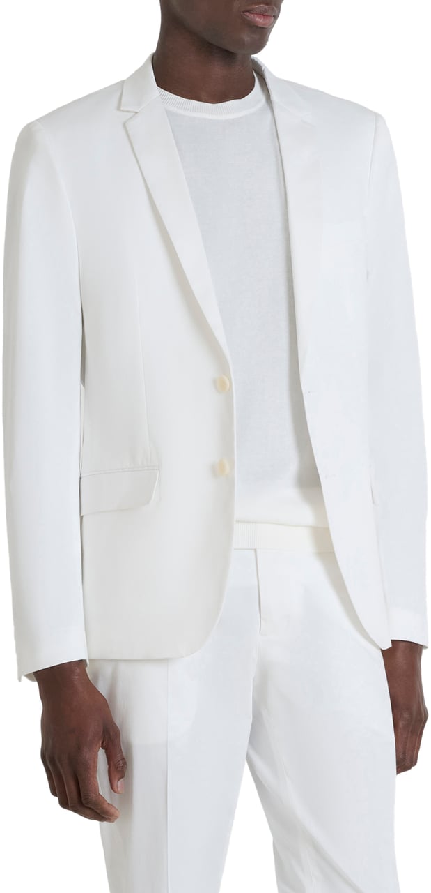 Antony Morato JACKET BONNIE  SLIM FIT IN STRETCH TWILL COTTON LYOCELL BLEND FABRIC Beige