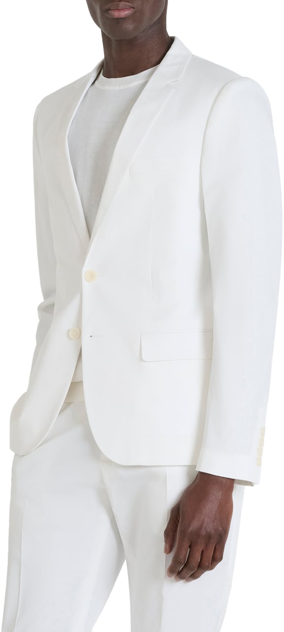 Antony Morato JACKET BONNIE  SLIM FIT IN STRETCH TWILL COTTON LYOCELL BLEND FABRIC Beige