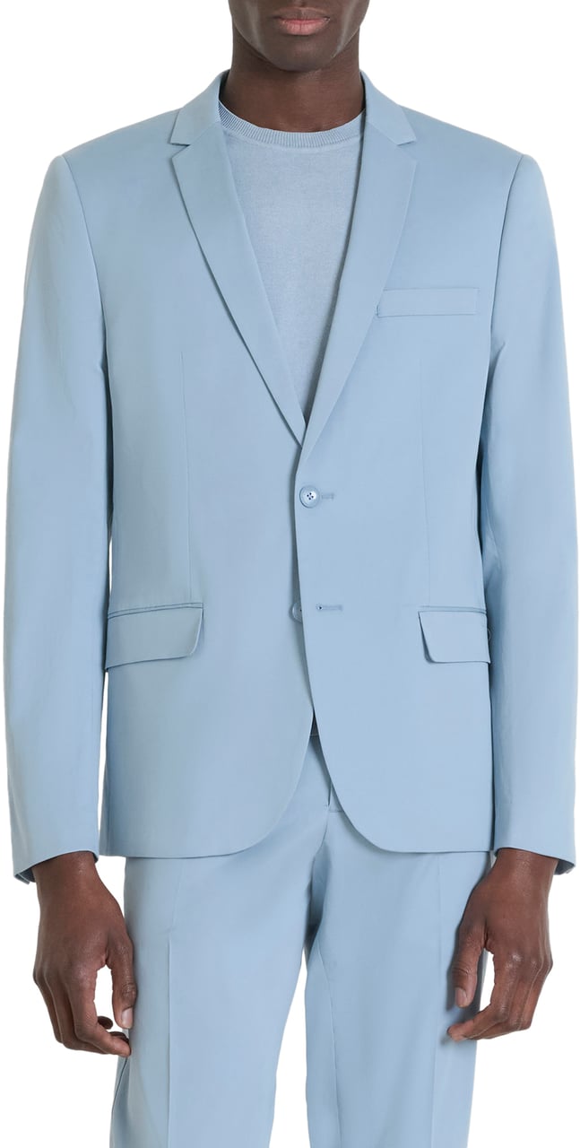 Antony Morato JACKET BONNIE  SLIM FIT IN STRETCH TWILL COTTON LYOCELL BLEND FABRIC Blauw
