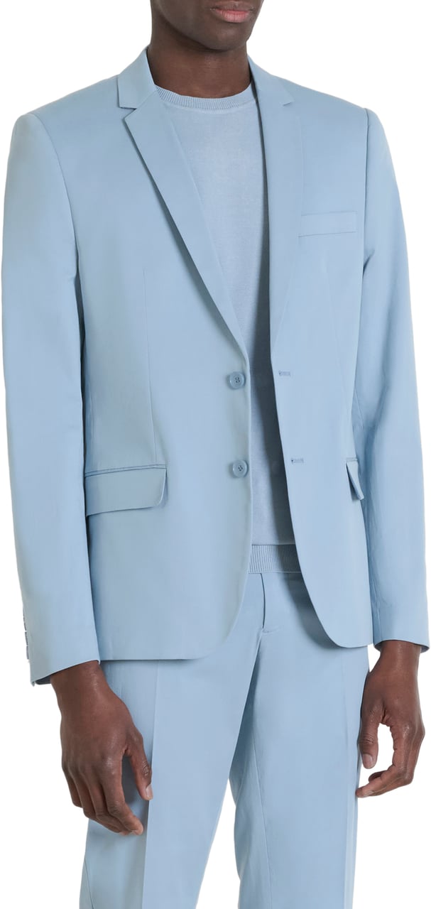 Antony Morato JACKET BONNIE  SLIM FIT IN STRETCH TWILL COTTON LYOCELL BLEND FABRIC Blauw