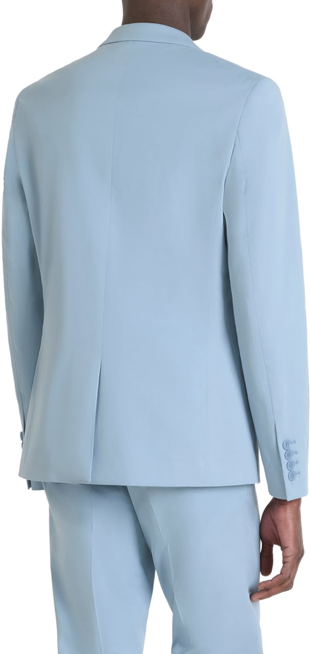 Antony Morato JACKET BONNIE  SLIM FIT IN STRETCH TWILL COTTON LYOCELL BLEND FABRIC Blauw