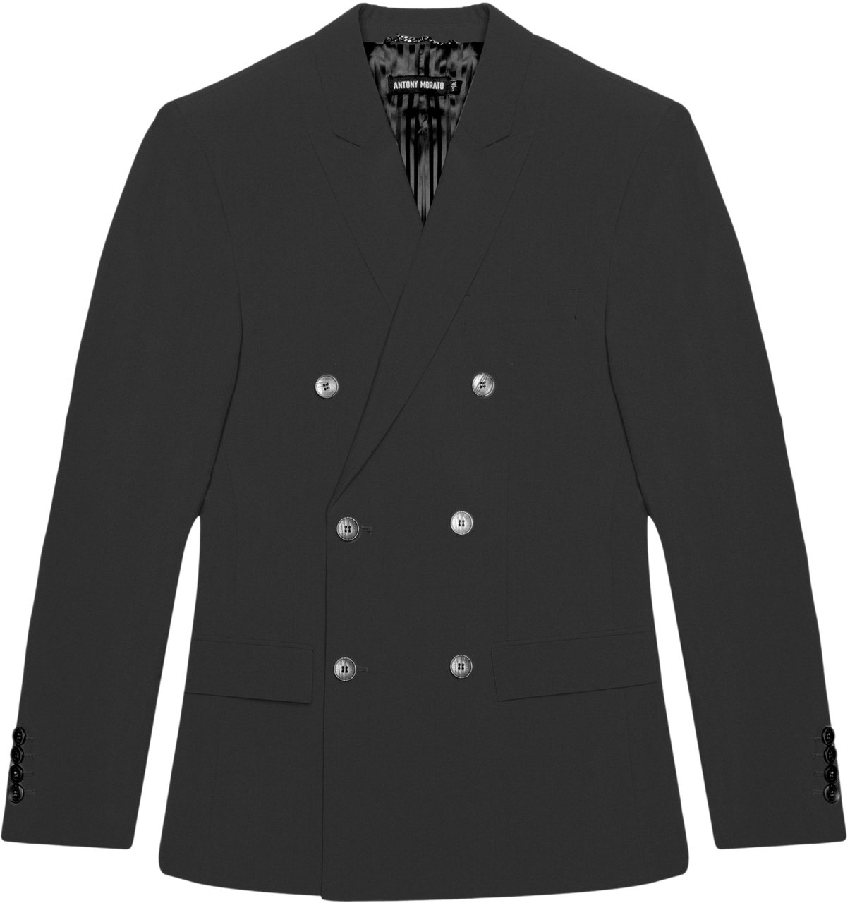 Antony Morato "KATE" SLIM FIT DOUBLE-BREASTED JACKET Zwart