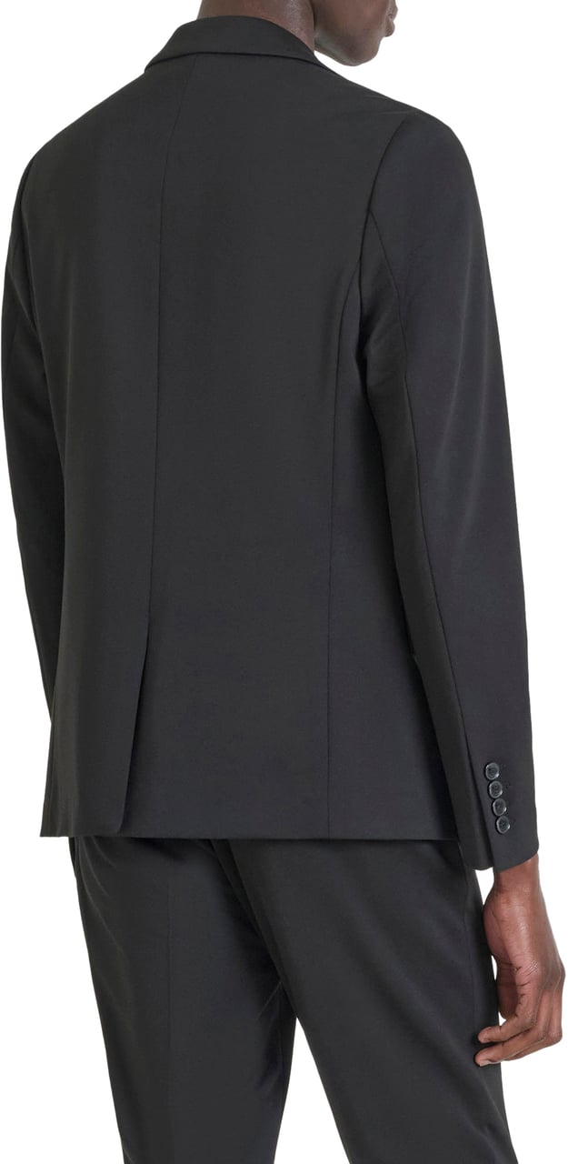 Antony Morato JACKET ASHE SUPER SLIM FIT IN STRETCH  VISCOSE BLEND FABRIC Zwart