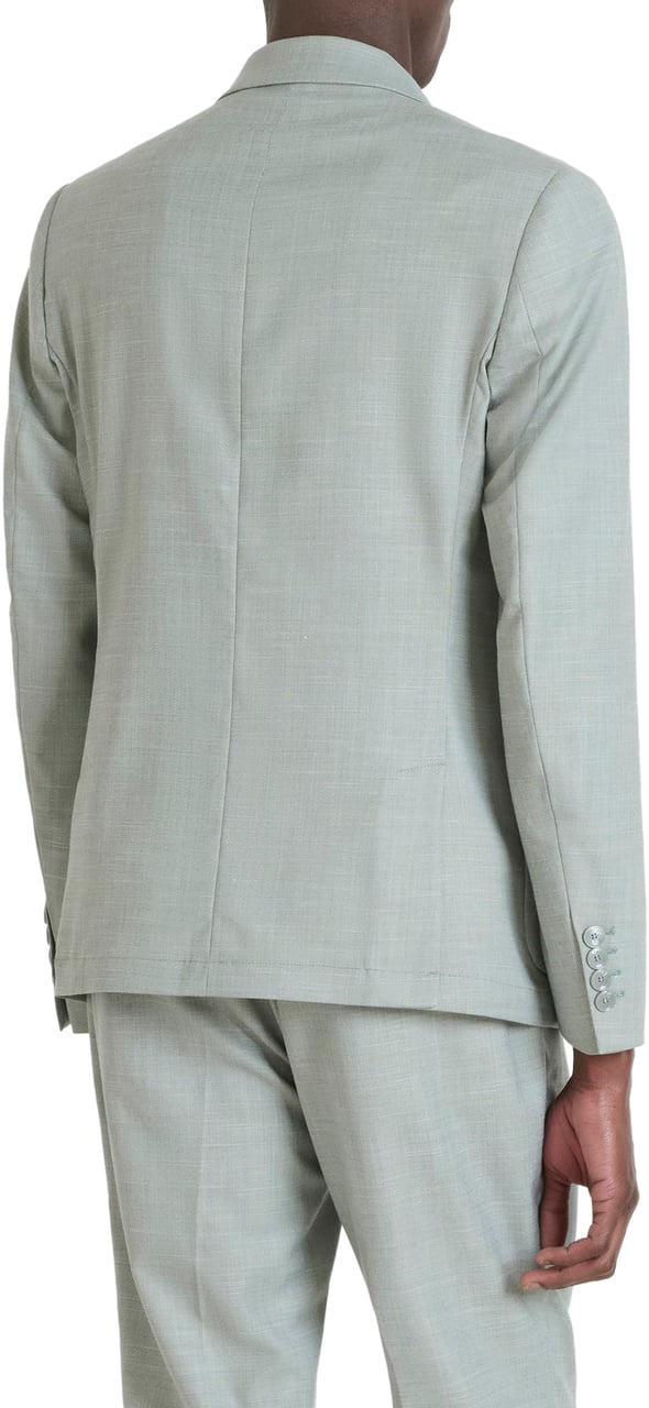 Antony Morato JACKET JULIE SLIM FIT IN SLUB STRETCH VISCOSE BLEND FABRIC Groen