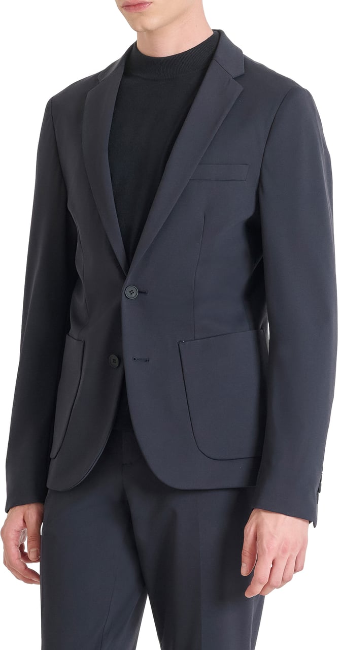 Antony Morato JACKET SLIM RAD IN BI-STRETCH FABRIC TECHNO HANDFEEL Blauw