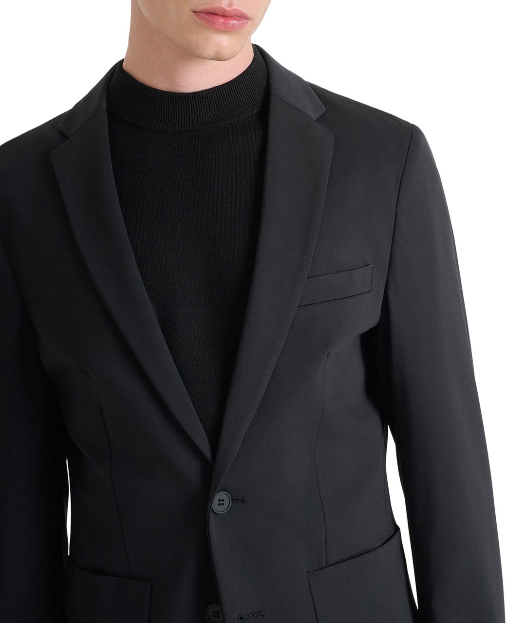 Antony Morato JACKET SLIM RAD IN BI-STRETCH FABRIC TECHNO HANDFEEL Zwart