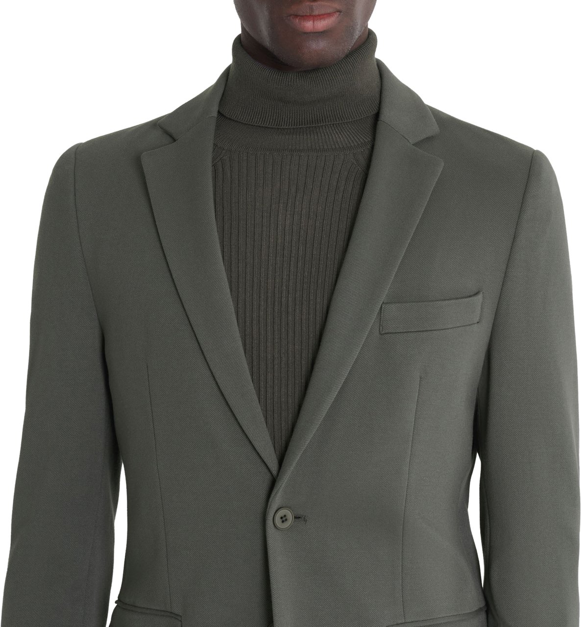 Antony Morato JACKET ASHE SUPER SLIM FIT IN  TWILL Groen