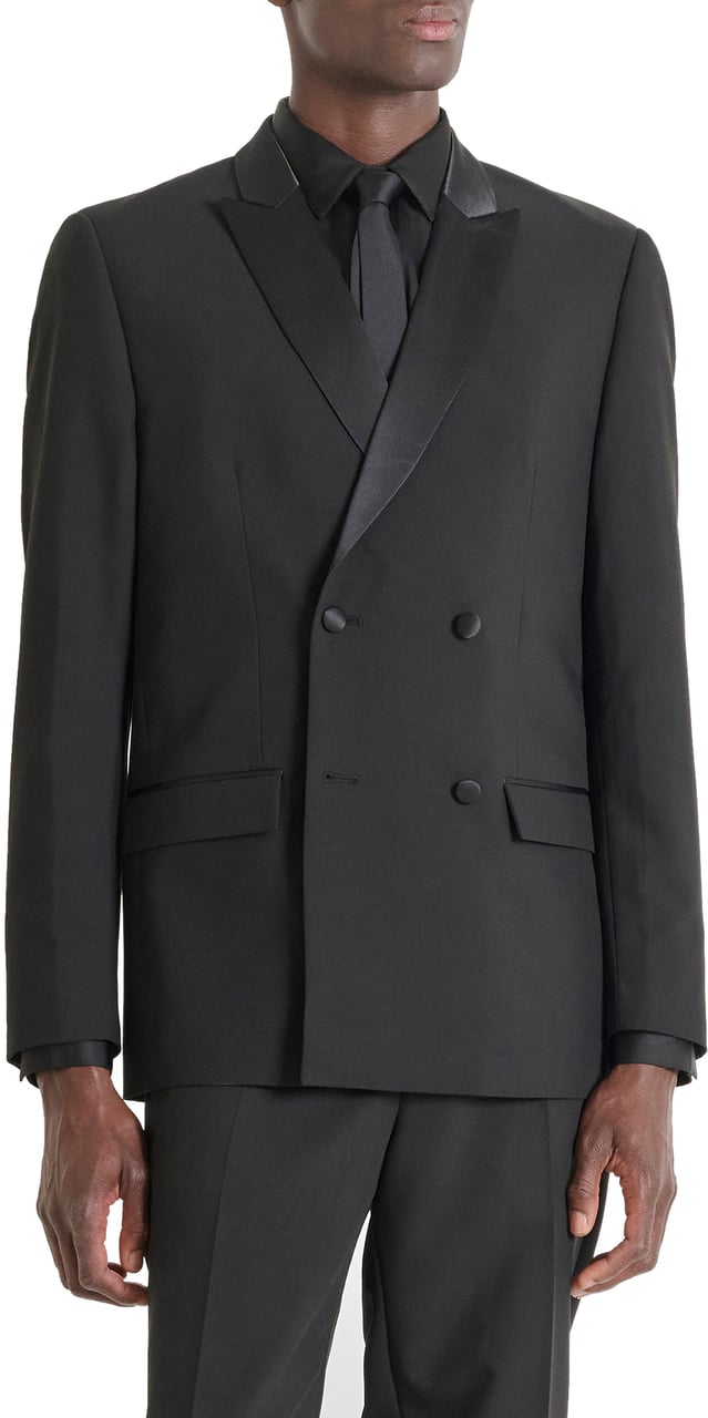 Antony Morato JACKET ROGER REGULAR  FIT WITH SATIN AS CONTRAST Zwart