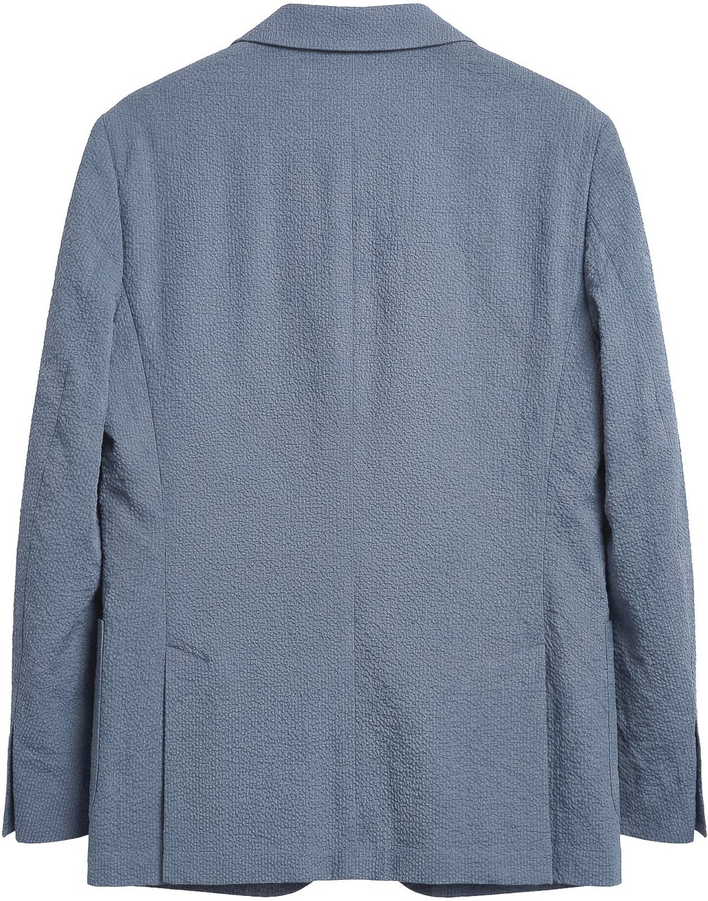Antony Morato JACKET JULIE SLIM FIT IN SEERSUCKER FABRIC WITHOUT SHOULDERS PADDING Blauw