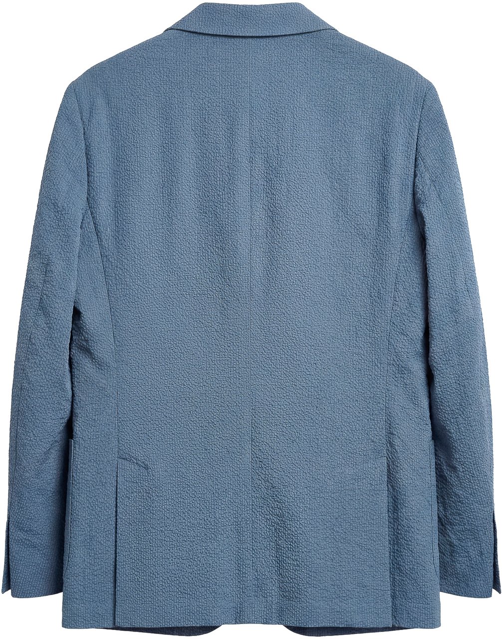 Antony Morato JACKET JULIE SLIM FIT IN SEERSUCKER FABRIC WITHOUT SHOULDERS PADDING Blauw