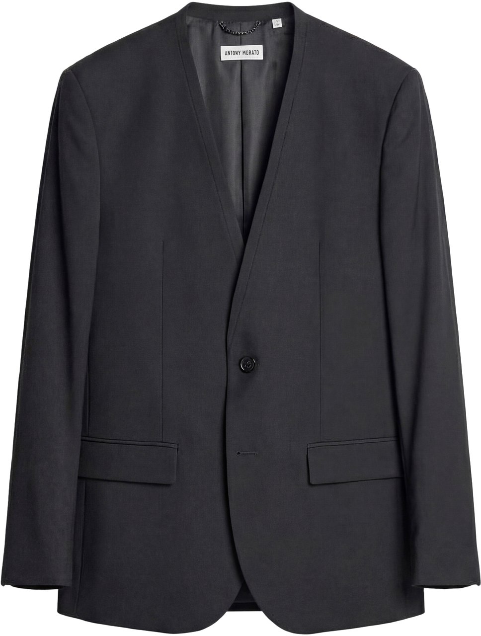 Antony Morato COLLARLESS JACKET REGULAR ELLIE Zwart