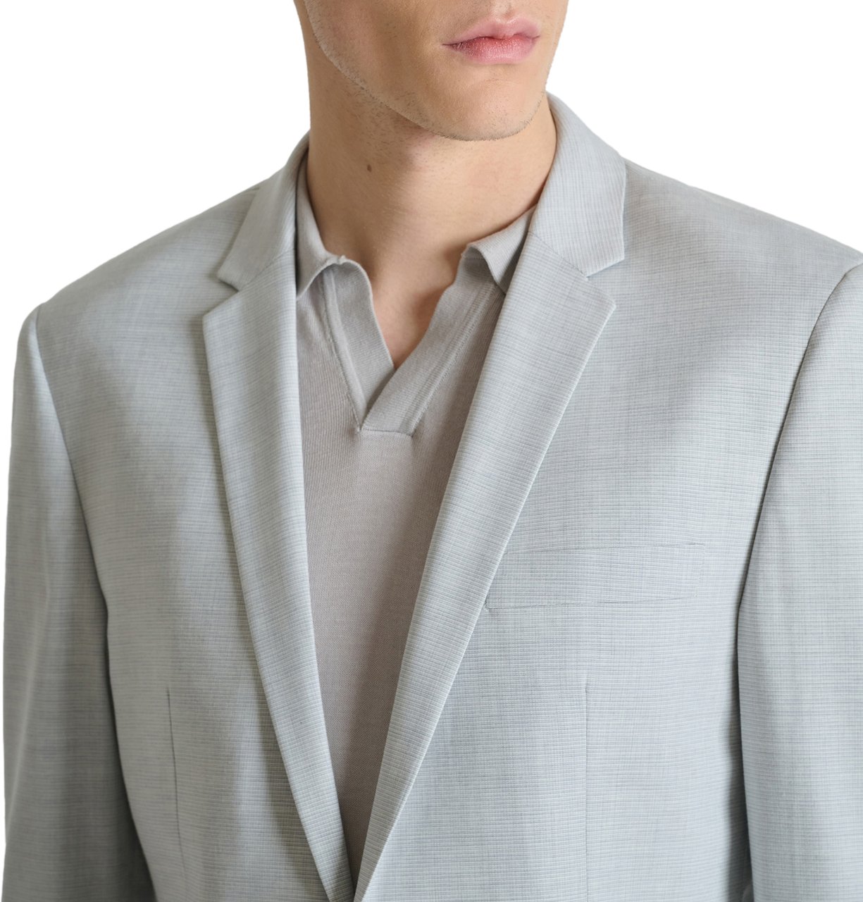 Antony Morato JACKET BONNIE SLIM FIT MICRO PATTERN Grijs