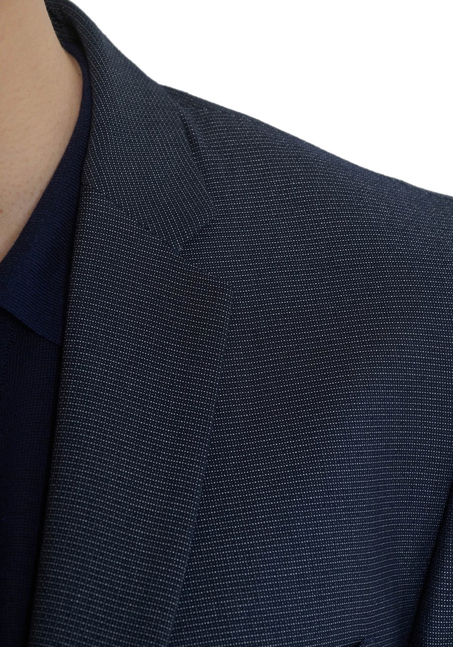 Antony Morato JACKET BONNIE SLIM FIT MICRO PATTERN Blauw