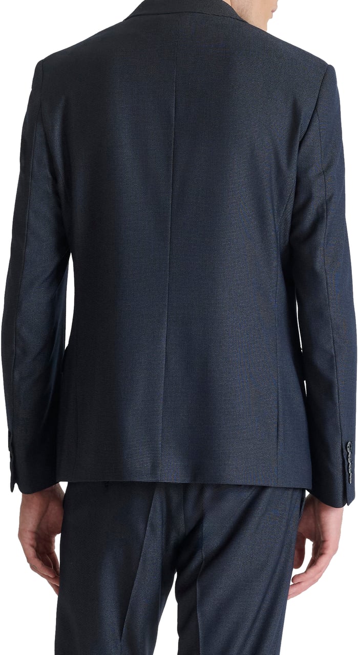 Antony Morato JACKET BONNIE SLIM FIT MICRO PATTERN Blauw