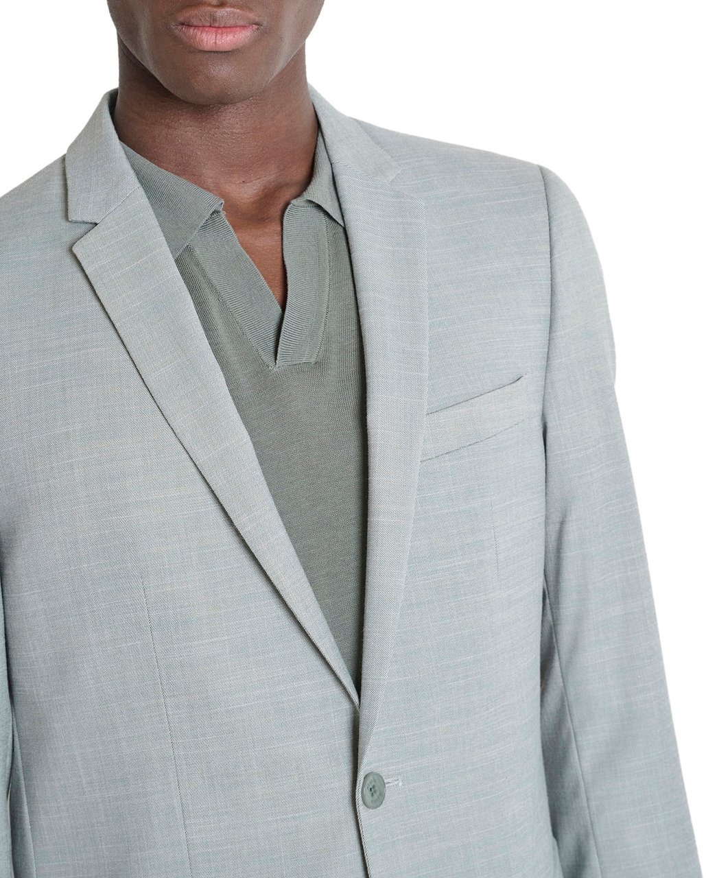 Antony Morato JACKET BONNIE  SLIM FIT IN SLUB STRETCH Groen