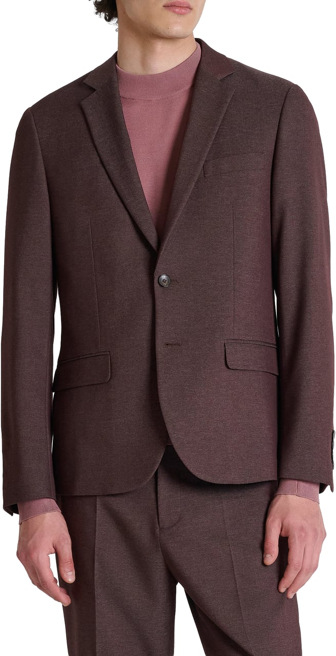 Antony Morato JACKET LUIS REGULAR FIT IN VISCOSE BLEND FABRIC Rood