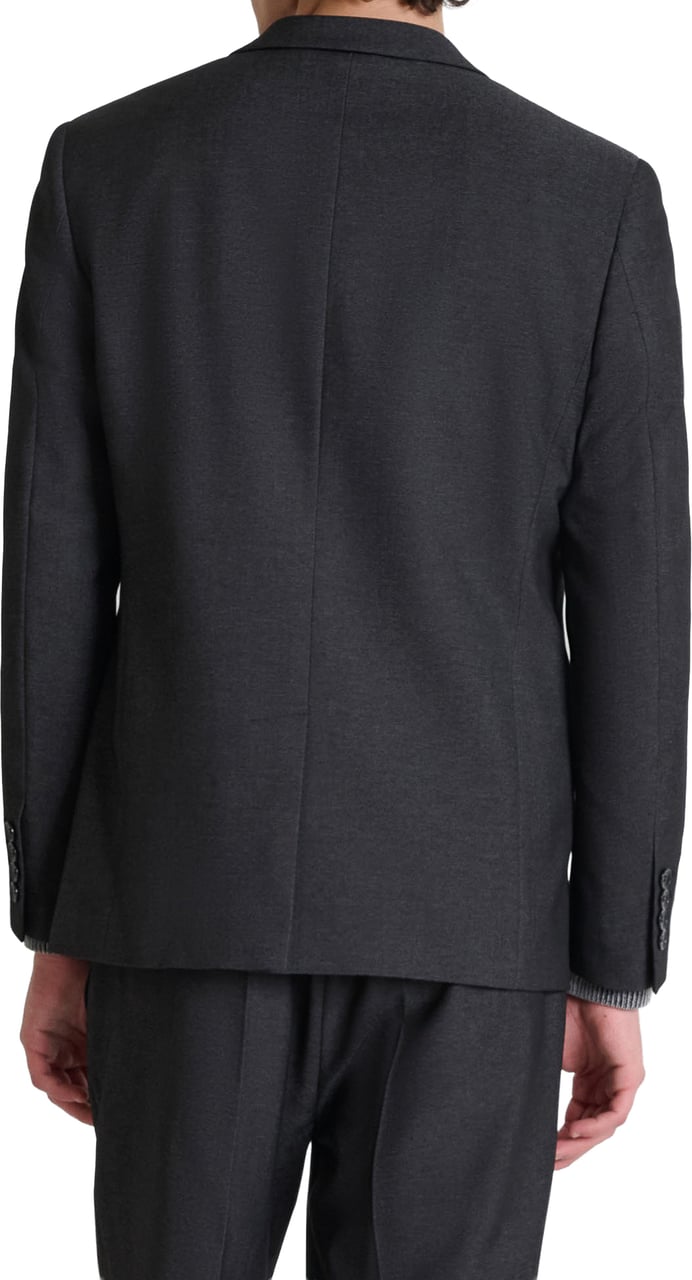 Antony Morato JACKET EVAN RELAXED FIT IN VISCOSE BLEND FABRIC Zwart