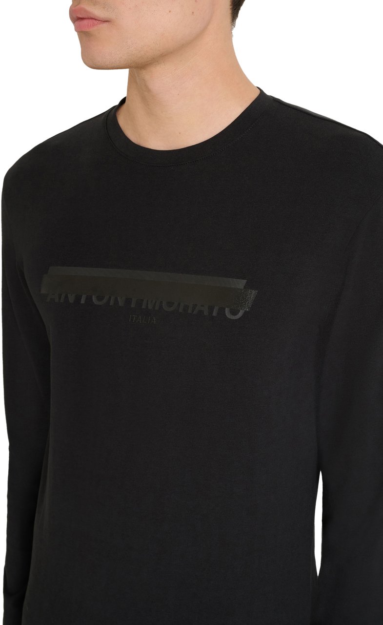 Antony Morato T-SHIRT SUPER SLIM FIT Zwart