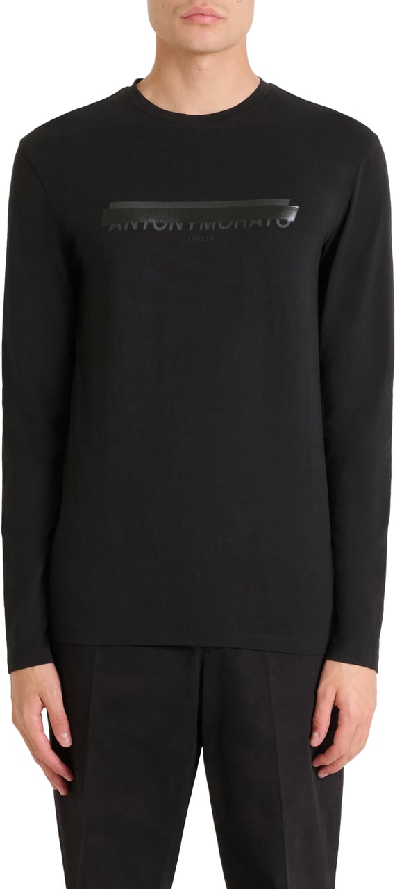 Antony Morato T-SHIRT SUPER SLIM FIT Zwart