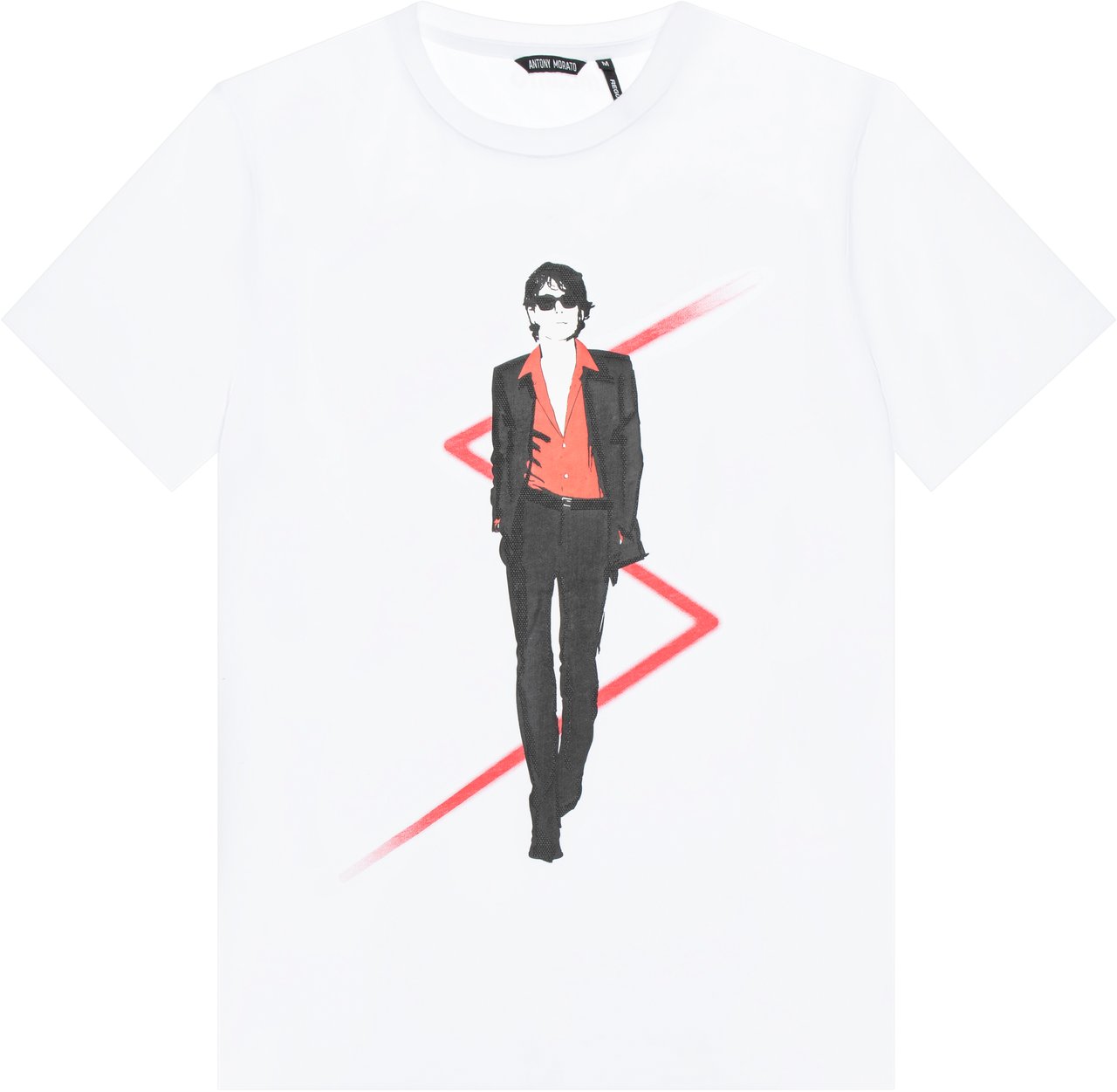 Antony Morato REGULAR FIT T-SHIRT WITH PRINTING Wit