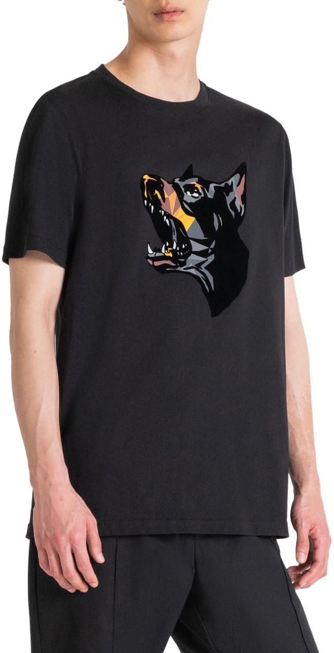 Antony Morato T-SHIRT REGULAR FIT Zwart