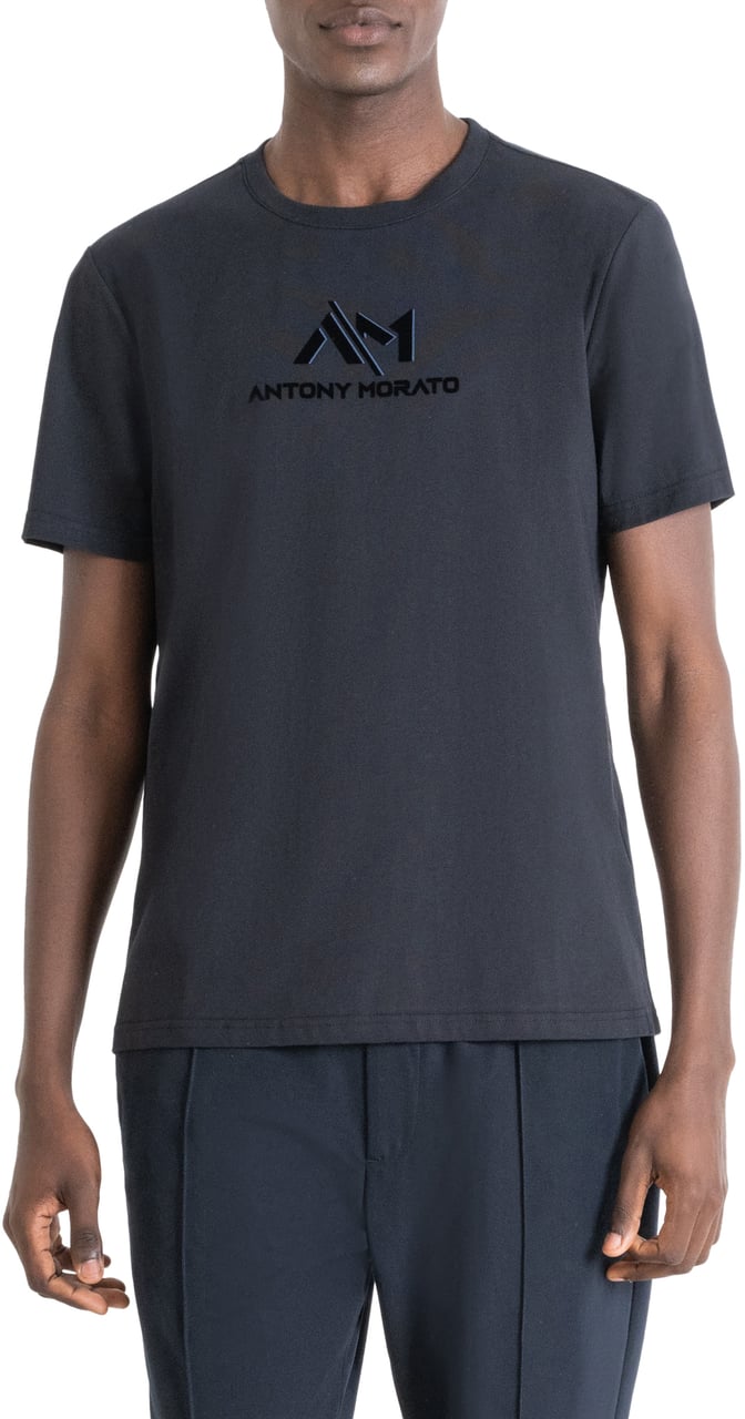 Antony Morato T-SHIRT REGULAR FIT Blauw