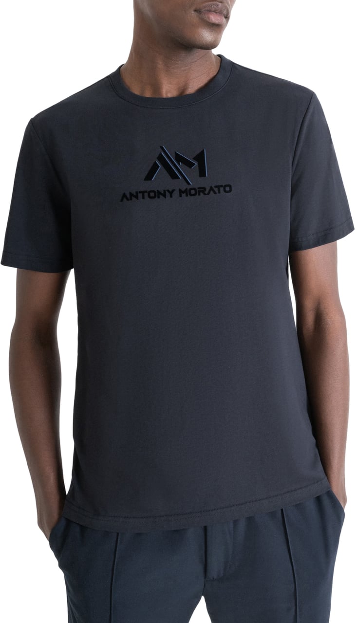 Antony Morato T-SHIRT REGULAR FIT Blauw