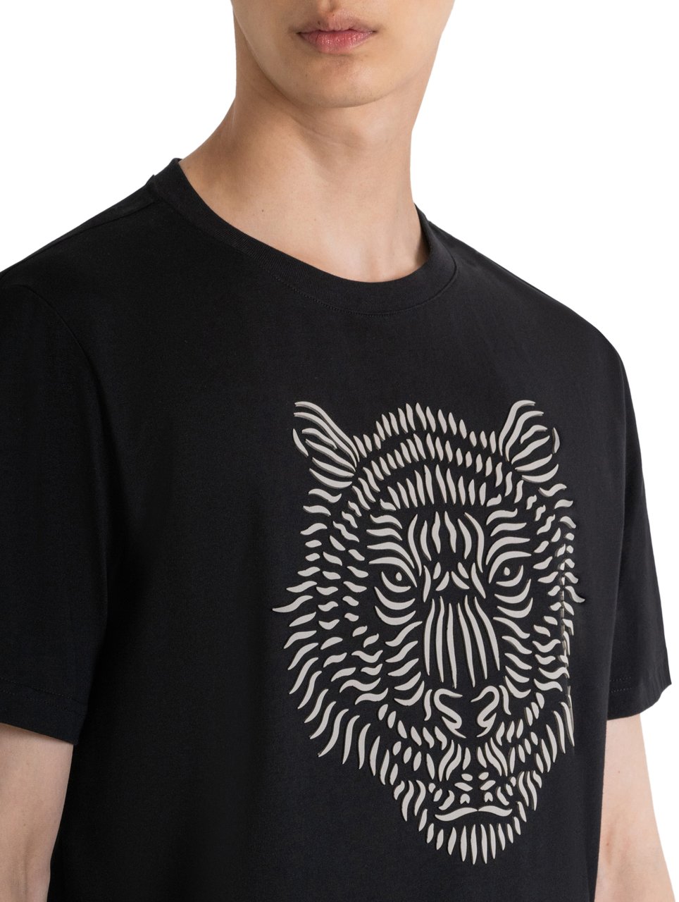 Antony Morato T-SHIRT REGULAR FIT Zwart