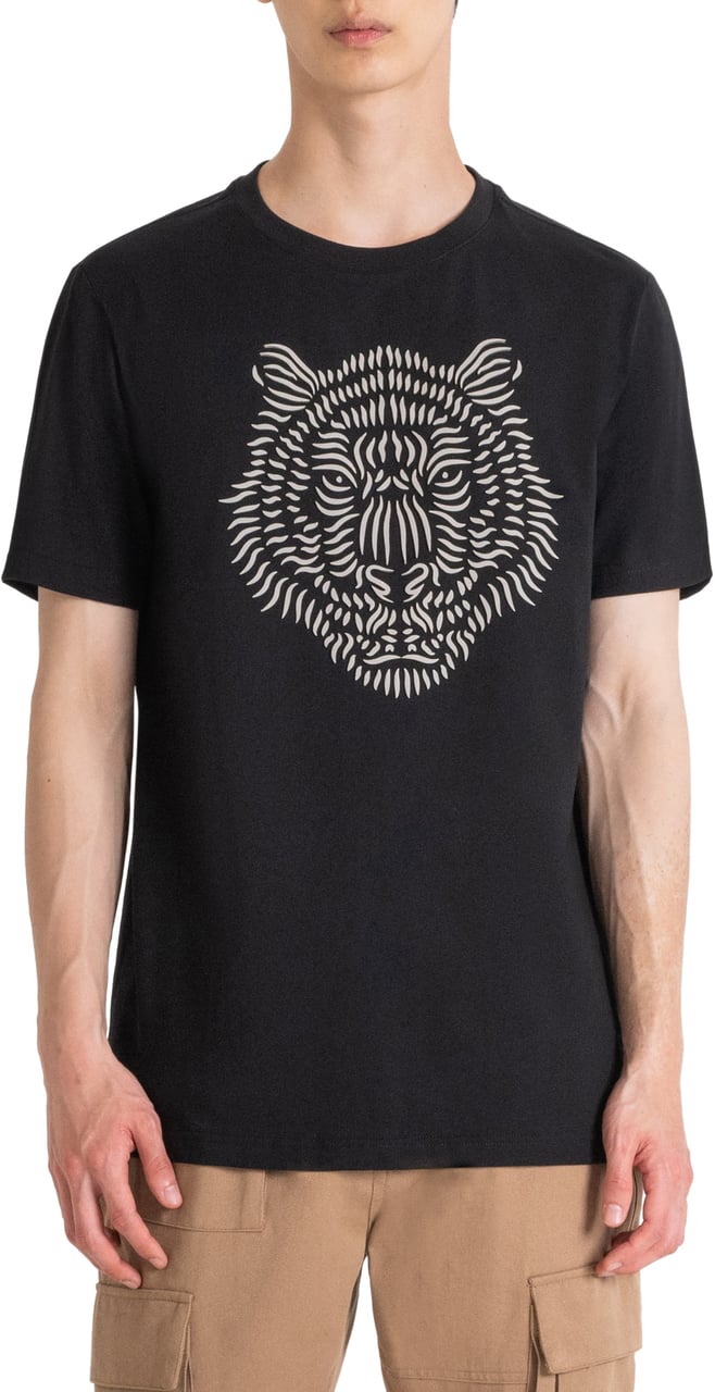 Antony Morato T-SHIRT REGULAR FIT Zwart
