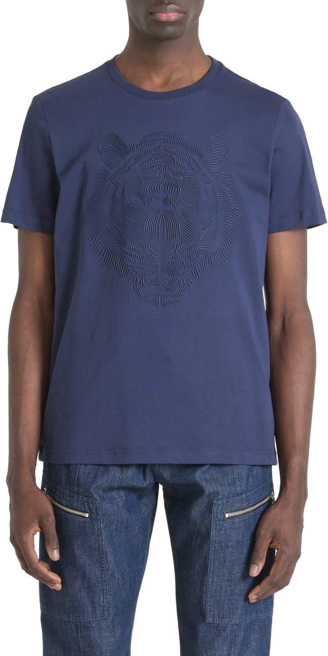 Antony Morato T-SHIRT REGULAR FIT IN JERSEY COTTON FABRIC Blauw