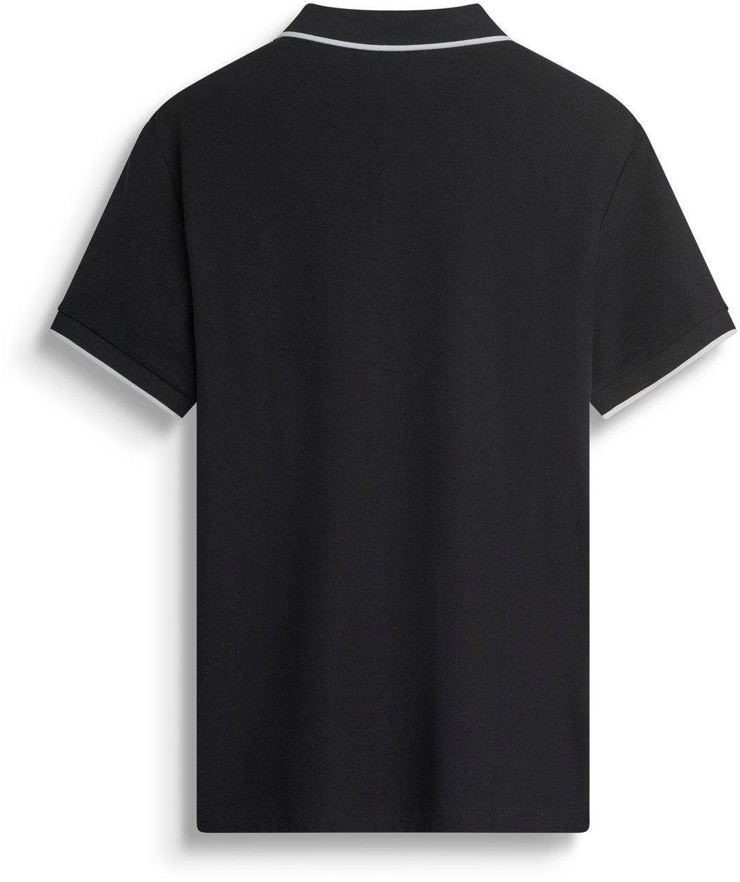 Antony Morato POLO REGULAR FIT IN MERCERIZED PIQUET COTTON FABRIC WITH FLOCK PRINT Zwart
