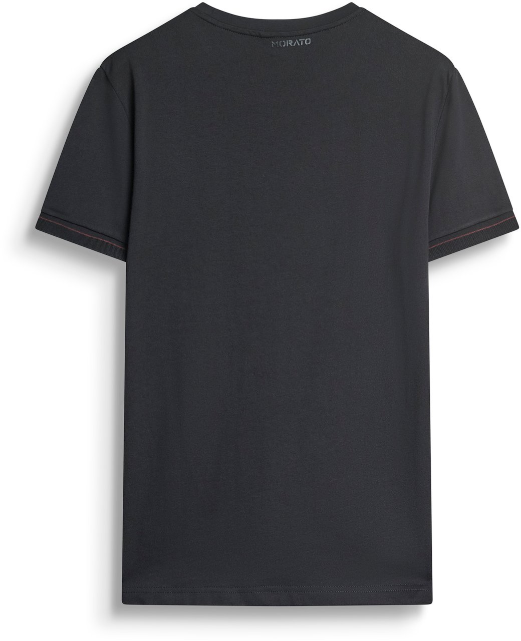Antony Morato T-SHIRT SLIM FIT IN JERSEY COTTON FABRIC WITH RUBBER INJECTION LOGO PRINT PATCH EFFECT Zwart