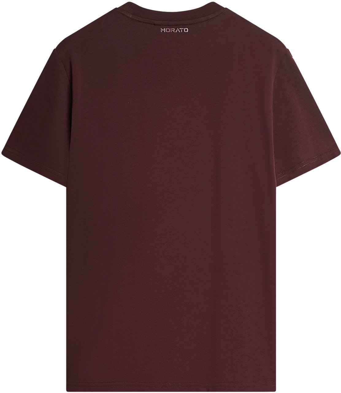 Antony Morato T-SHIRT REGULAR FIT IN JERSEY COTTON FABRIC WITH PRISM SHAPE RUBBER TIGER PRINT Rood