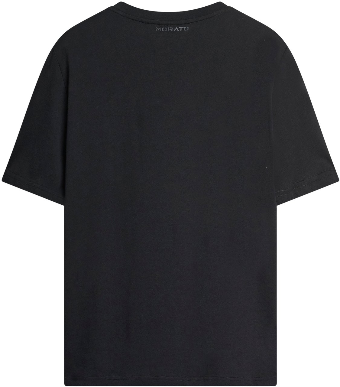 Antony Morato T-SHIRT REGULAR FIT IN JERSEY COTTON FABRIC WITH PRISM SHAPE RUBBER TIGER PRINT Zwart