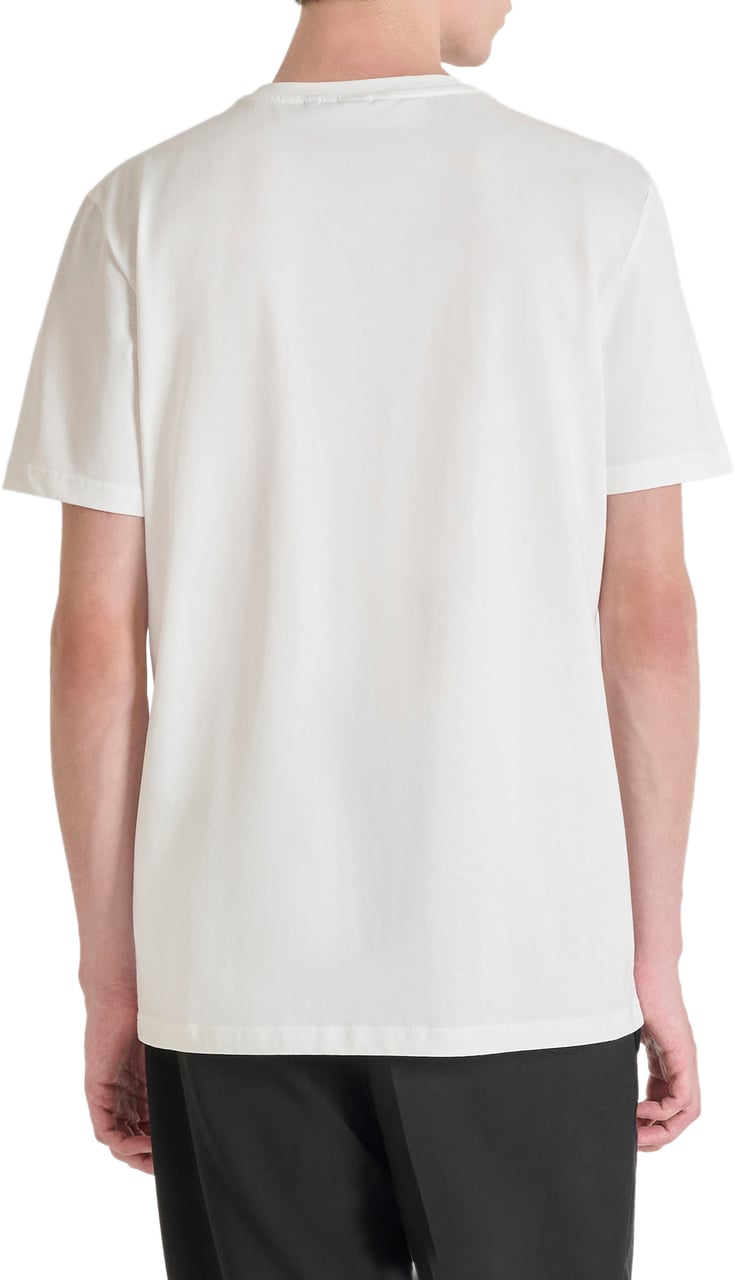 Antony Morato T-SHIRT REGULAR FIT IN JERSEY COTTON FABRIC WITH EMBROIDERED LOGO Beige