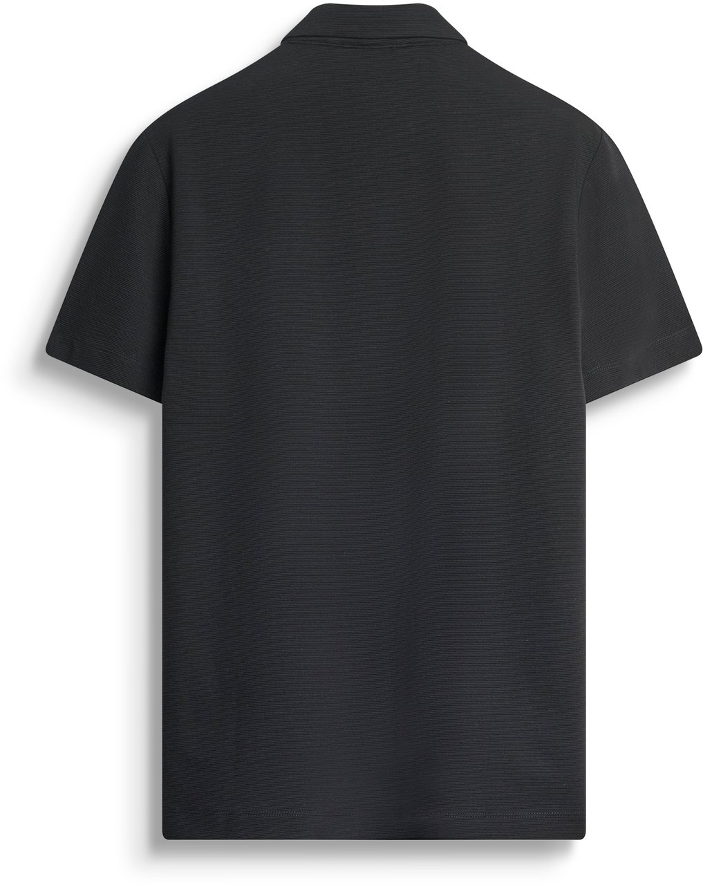 Antony Morato POLO REGULAR FIT IN DOBBY JESREY FABRIC WITH EMBROIDERED LOGO Zwart