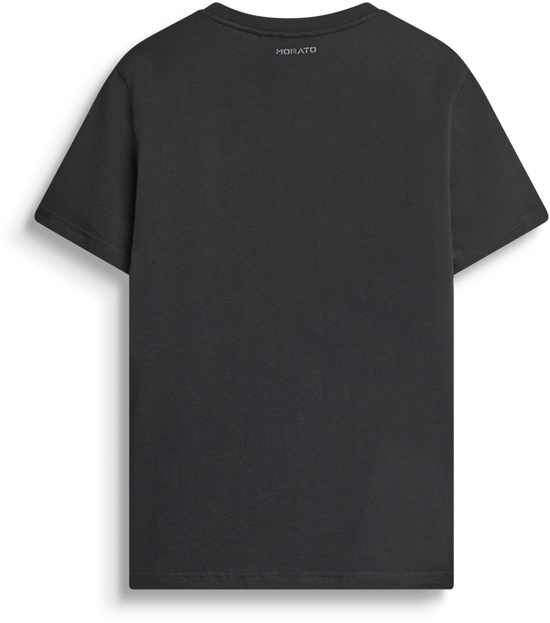 Antony Morato T-SHIRT REGULAR FIT IN JERSEY COTTON FABRIC WITH MATT PLASTIC AND EMBROIDERED TIGER Zwart