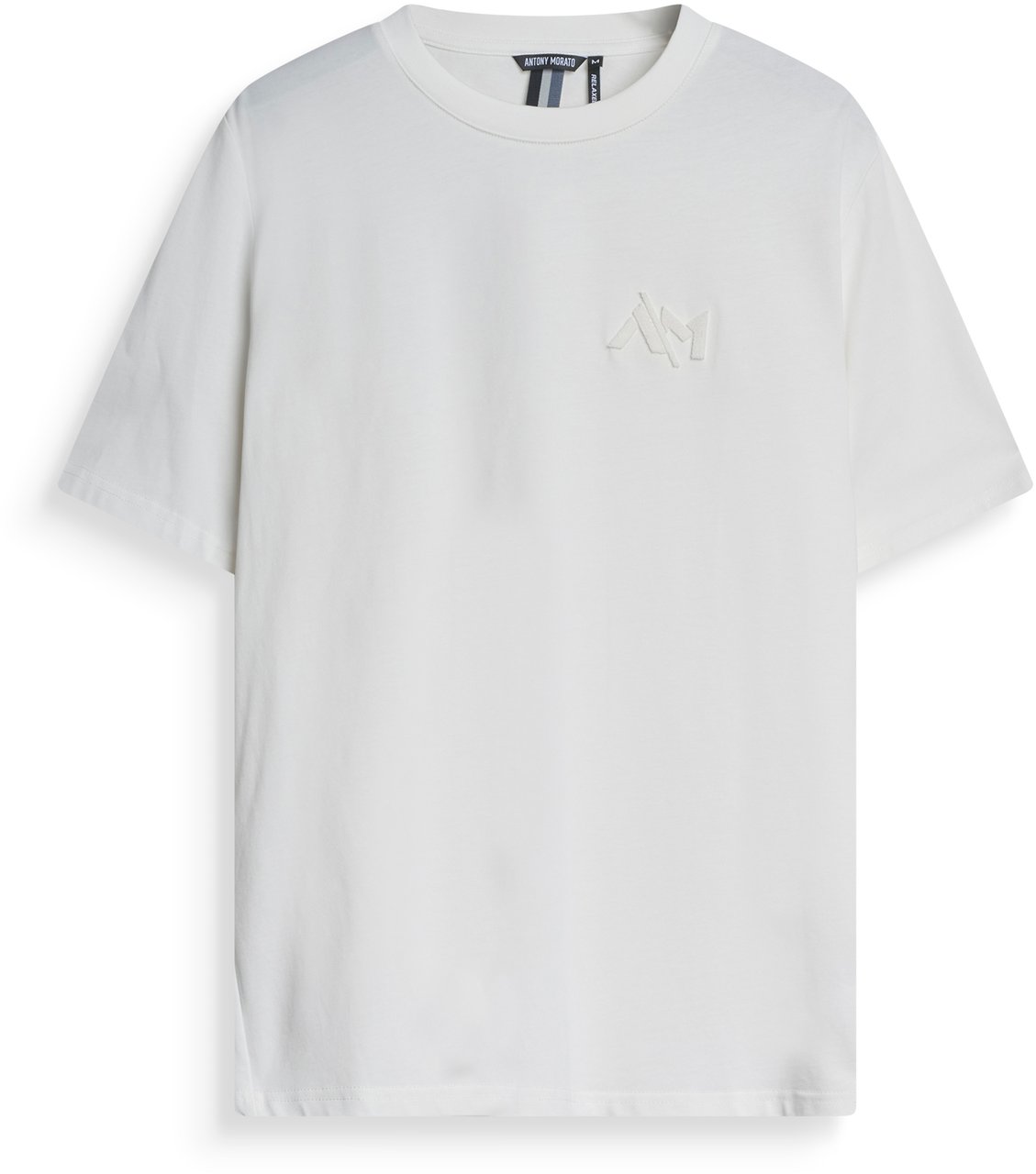 Antony Morato T-SHIRT RELAXED WITH EMBROIDERED LOGO Beige