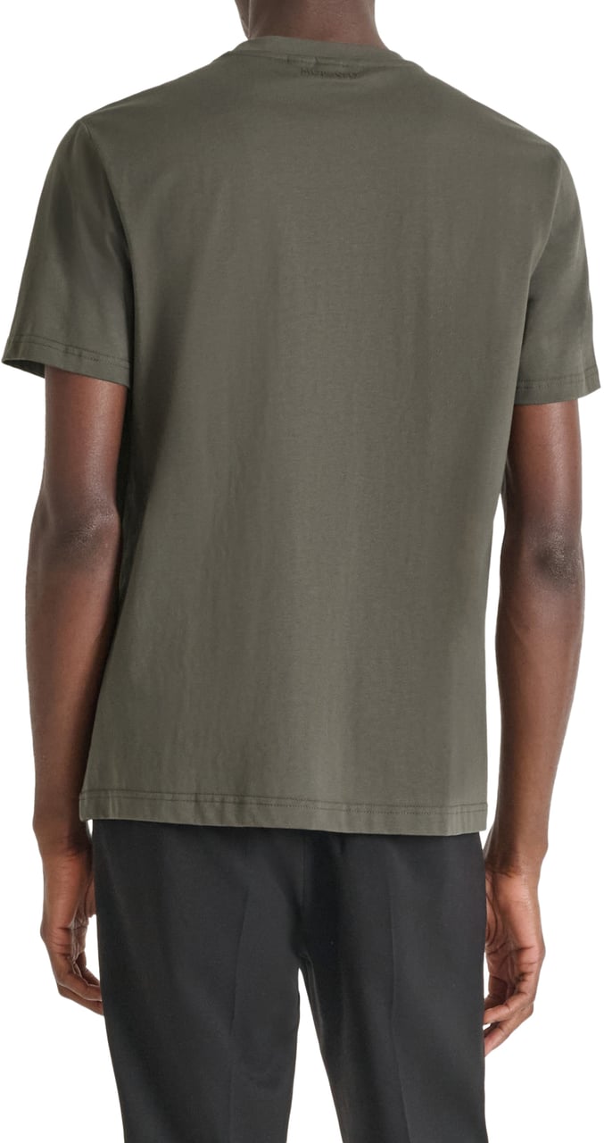 Antony Morato T-SHIRT REGULAR FIT IN JERSEY COTTON FABRIC WITH RUBBER REFLECTIVE TIGER PRINT Groen