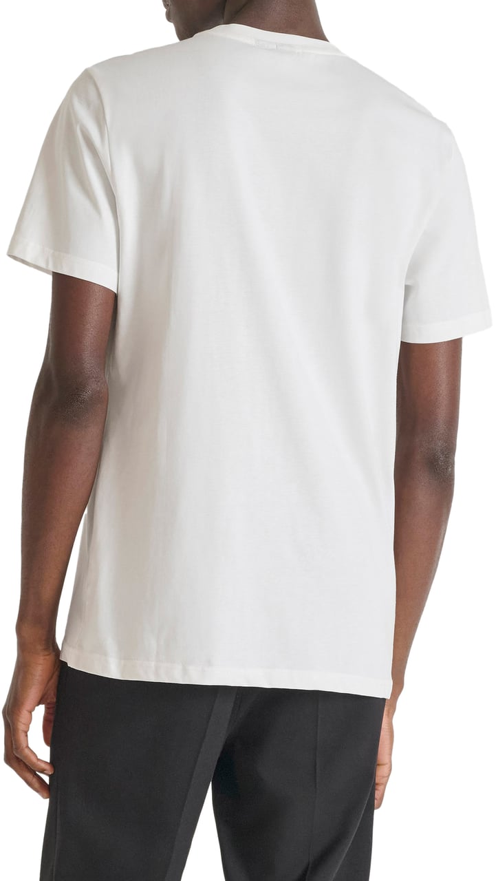 Antony Morato T-SHIRT REGULAR FIT IN JERSEY COTTON FABRIC WITH PHOTOGRAPHIC AND RUBBER LOGO PRINT Beige