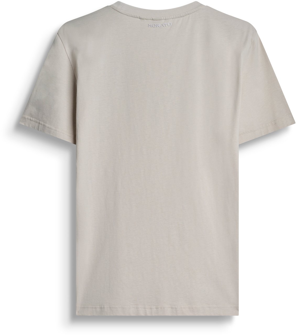 Antony Morato T-SHIRT REGULAR FIT IN JERSEY COTTON FABRIC WITH MATT PLASTIC AND FLOCK PRINT Beige