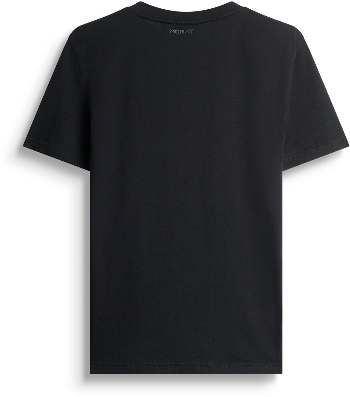Antony Morato T-SHIRT REGULAR FIT IN JERSEY COTTON FABRIC WITH MATT PLASTIC AND FLOCK PRINT Zwart
